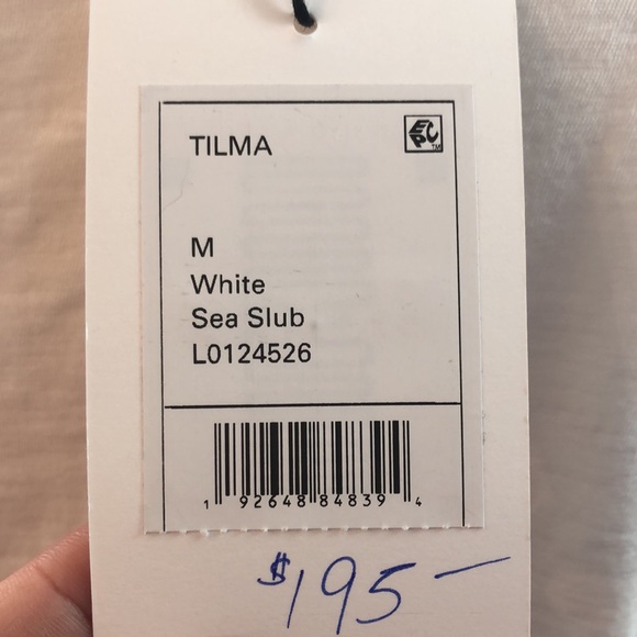 NWT Theory Tilma Sea Slub tee - Picture 5 of 6